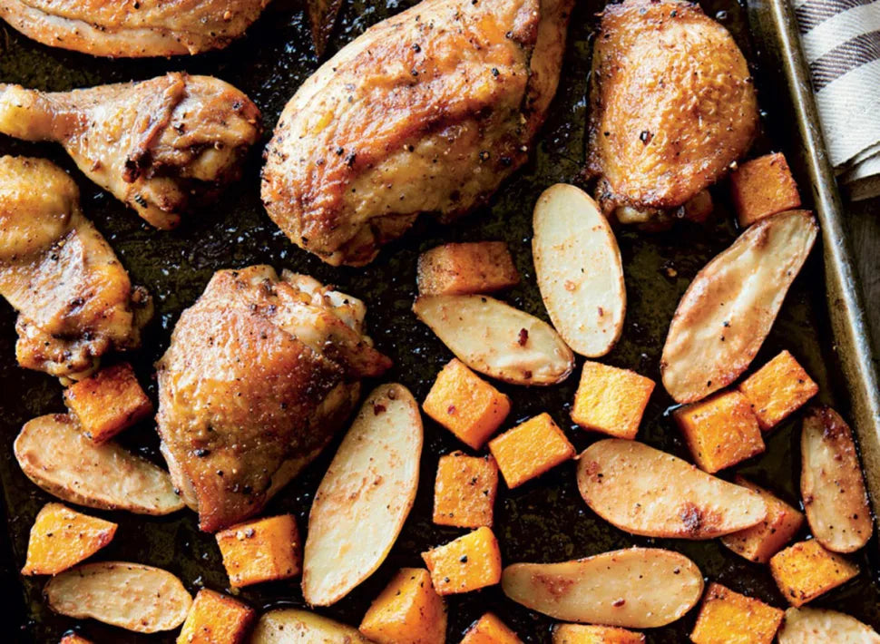 Roast Chicken and Vegetables with Fall Spices – Organic Way LLC