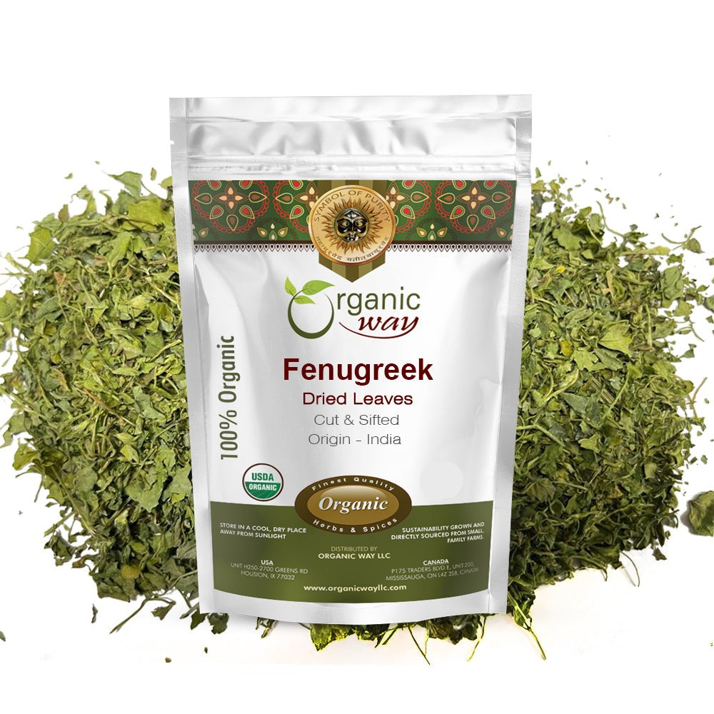 Fenugreek Dried Leaves (Kasuri Methi) Organic Way LLC