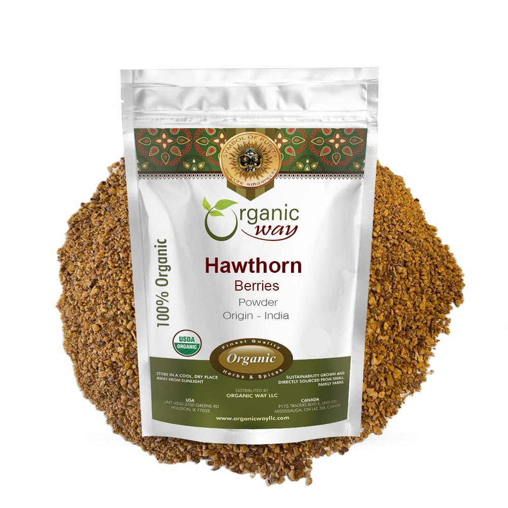 Hawthorn Berry Powder (Crataegus Monogyna) - European Wild-Harvest | K ...