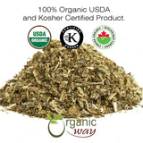 Catnip Leaf and Flower Cut & Sifted (Nepeta cataria) - Herbal Tea | European Wild-Harvest | Kosher & USDA Certified | Vegan, Non-GMO & Gluten Free | 100% Raw from Albania