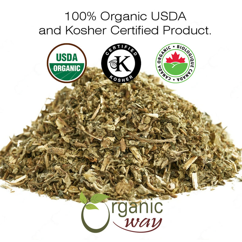 Catnip Leaf and Flower Cut & Sifted (Nepeta cataria) - Herbal Tea | European Wild-Harvest | Kosher & USDA Certified | Vegan, Non-GMO & Gluten Free | 100% Raw from Albania