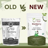 Blackberry Leaf (Rubus fruticosus) Cut & Sifted - Herbal Tea | European Wild-Harvest |  Kosher Certified | Non GMO & Gluten Free | USDA Certified | Origin - Albania