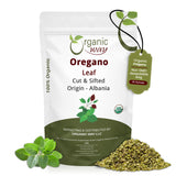 Dried Oregano Leaf Cut & Sifted (Origanum vulgare) - European Wild-Harvest | Kosher Certified | Vegan, Non GMO & Gluten Free | USDA Certified | Origin - Albania