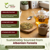 St. John's Wort Whole (Hypericum perforatum) - Herbal Tea | European Wild-Harvest | Kosher & USDA Certified | Vegan, Non GMO & Gluten Free | Origin - Albania