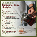 Hawthorn Leaf and Flower Cut & Sifted (Crataegus monogyna) - Herbal Tea | European Wild-Harvest | USDA & Kosher Certified | Non GMO & Gluten Free | Origin - Albania