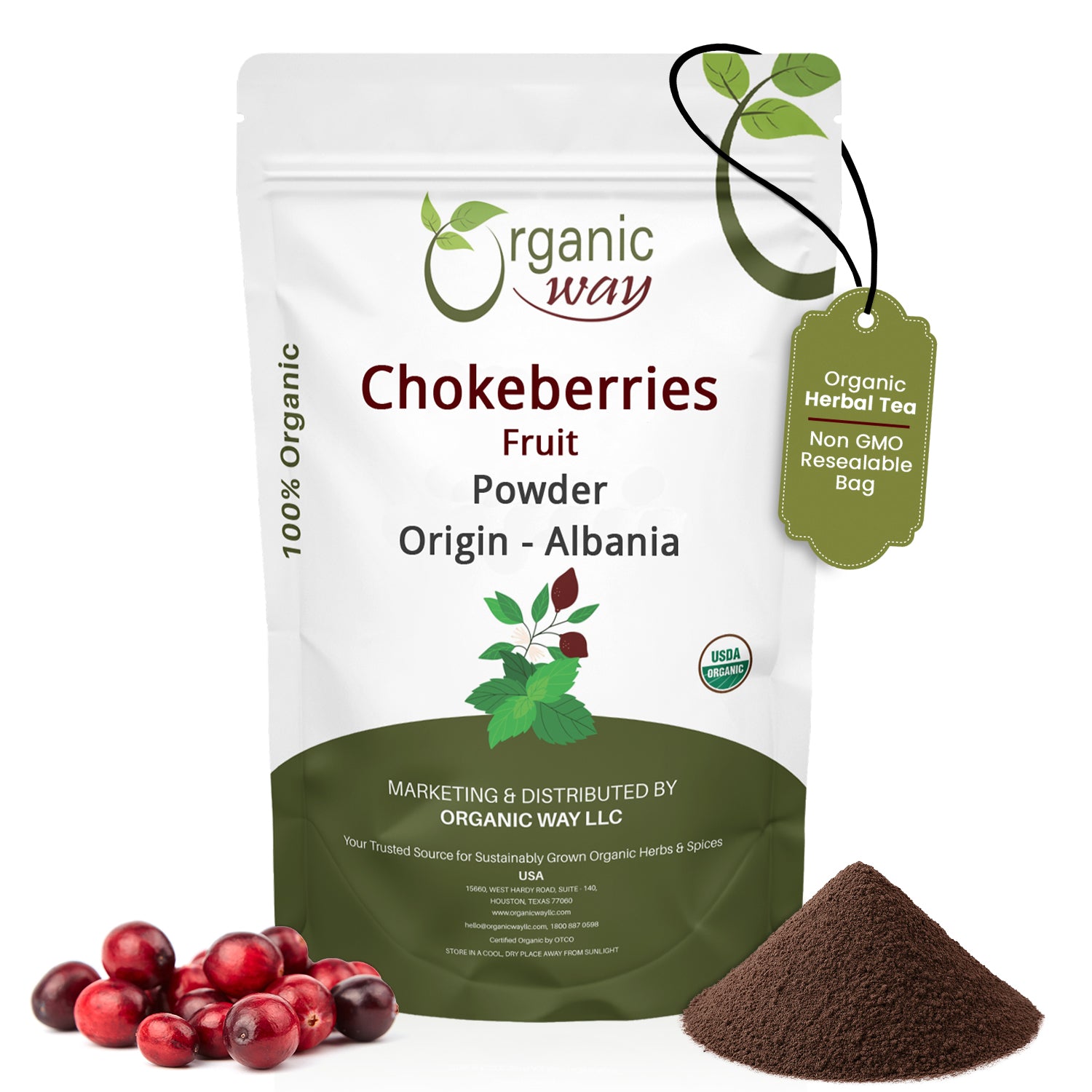 Chokeberries Fruit/Aronia Berry Powder - European Wild-Harvest | Koshe ...