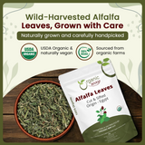 Organic Way Alfalfa Leaves Cut & Sifted - Herbal Tea - Origin Egypt