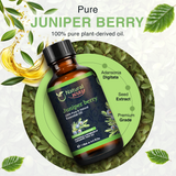 Natural Way Juniper Berry Essential Oil | Premium Grade Essential Oils for Hair Care, Oil for Skin, Aromatherapy, & Diffuser | Essential Oil for Skin Tag Remover, Massage Oil & Humidifier Use | 4 Fl Oz (120 mL)