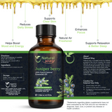 Natural Way Juniper Berry Essential Oil | Premium Grade Essential Oils for Hair Care, Oil for Skin, Aromatherapy, & Diffuser | Essential Oil for Skin Tag Remover, Massage Oil & Humidifier Use | 4 Fl Oz (120 mL)