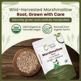 Marshmallow Root Cut & Sifted - Herbal Tea - European Wild-Harvest | Kosher Certified | Non GMO & USDA Certified | Origin - Albania