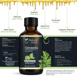 Citronella Essential Oil for Diffusers | Natural Aroma Oil for Home Fragrance, Humidifier & DIY Candle Making, Long Lasting Scent for Office, Bedroom & Soothing Scent 4 Fl Oz (120 mL)