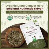Dried Cleaver Herb Cut & Sifted - Herbal Tea - Origin Albania