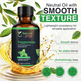 Natural Way Peppermint Essential Oil | Premium Grade Essential Oils for Hair Care, Oil for Skin, Aromatherapy, & Diffuser | Essential Oil for Skin Tag Remover, Massage Oil & Humidifier Use | 4 Fl Oz (120 mL)