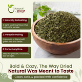 Natural Peppermint Leaf Cut & Sifted (Mentha and piperita) | Herbal Tea - European Wild-Harvest | Kosher Certified | Raw, Vegan, Non GMO & Gluten Free | Origin - Albania