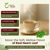 Neem Leaf Cut and sifted | Herbal Tea | Premium Neem Leaf | USDA Certified | Non GMO & Gluten Free | Origin - India
