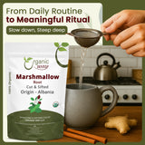Marshmallow Root Cut & Sifted - Herbal Tea - European Wild-Harvest | Kosher Certified | Non GMO & USDA Certified | Origin - Albania