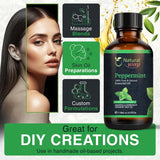 Natural Way Peppermint Essential Oil | Premium Grade Essential Oils for Hair Care, Oil for Skin, Aromatherapy, & Diffuser | Essential Oil for Skin Tag Remover, Massage Oil & Humidifier Use | 4 Fl Oz (120 mL)