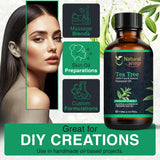 Natural Way Tea Tree Essential Oil | Essential Oil for Diffuser, Hair Growth, Skin, Scalp Care, Massage | Refreshing Hair Oil for Women & Men | 4 Fl Oz (120 mL)