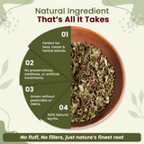 Natural Myrtle Leaf Whole (Myrtus communis) - European Wild-Harvest | Kosher Certified | Raw, Vegan, Non GMO & Gluten Free | USDA Certified | Origin - Albania