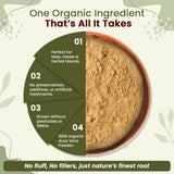 Aloe Vera Leaf Powder (Aloe barbadensis) - Kosher Certified | Raw, Vegan, Non GMO & Gluten Free | USDA Certified | Origin - India