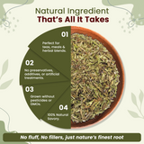 Natural Savory Leaf Cut & Sifted (Satureja hortensis) | Herbal Tea - European Wild-Harvest | Kosher Certified | Non GMO & Gluten Free | Origin - Albania