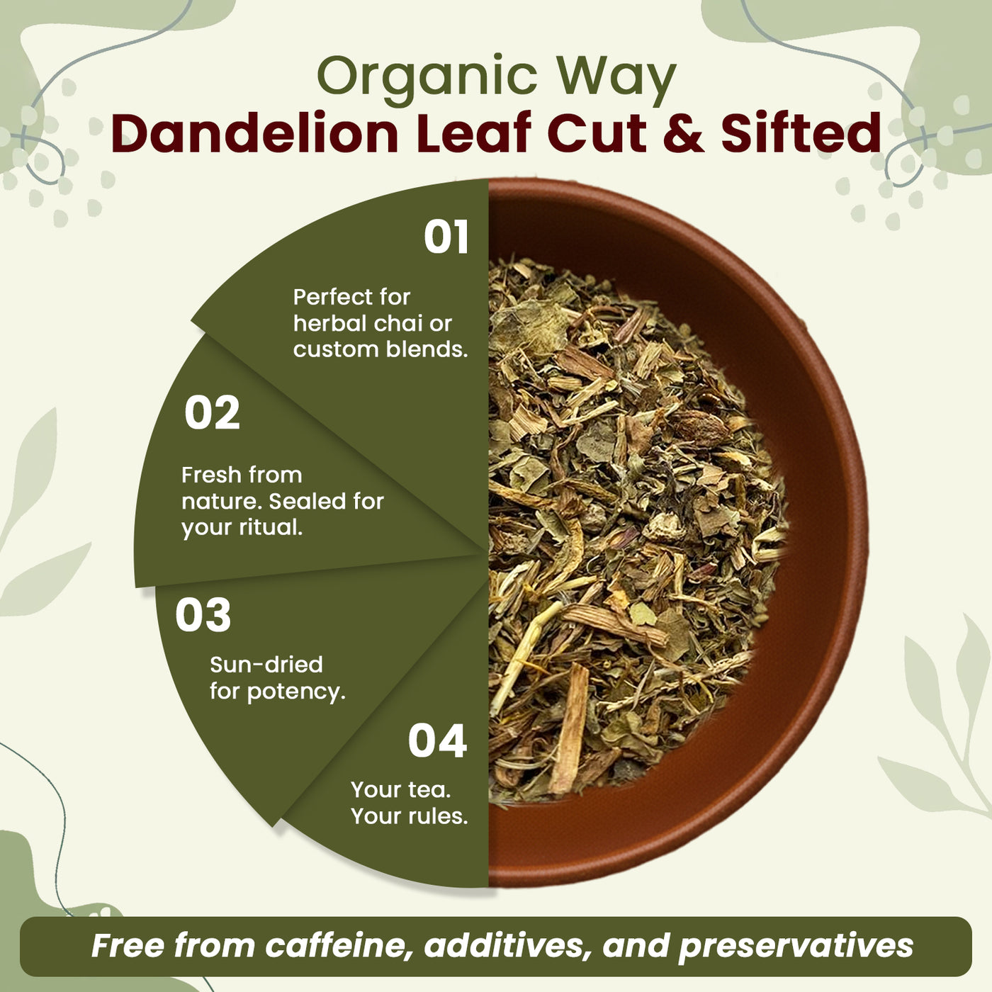 Variant Leaves 風音堂 Dandelion Leaf Tea :: Celebration Herbals