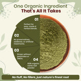 Nettle Leaf Powder (Urtica dioica) - Herbal Tea | Kosher Certified | Raw, Vegan, Non GMO & Gluten Free | USDA Certified | Origin - Albania