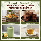 Natural Peppermint Leaf Cut & Sifted (Mentha and piperita) | Herbal Tea - European Wild-Harvest | Kosher Certified | Raw, Vegan, Non GMO & Gluten Free | Origin - Albania