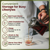 Hawthorn Berries Cut & Sifted (Crataegus monogyna) - European Wild-Harvest | Kosher Certified | Vegan, Non GMO & Gluten Free | USDA Certified | Origin - Albania