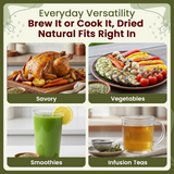 Natural Savory Leaf Cut & Sifted (Satureja hortensis) | Herbal Tea - European Wild-Harvest | Kosher Certified | Non GMO & Gluten Free | Origin - Albania