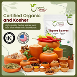 Organic Way Thyme Leaves Whole - Herbal Tea - Origin Egypt