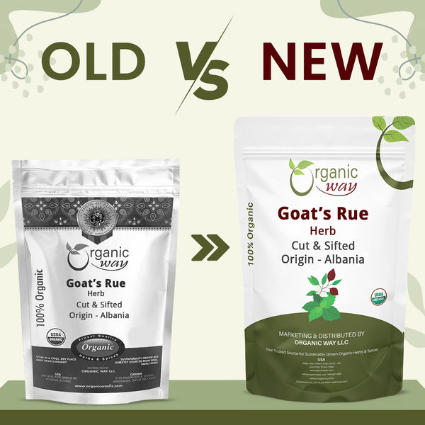 Goat’s Rue Herb Cut & Sifted - Herbal Tea | European Wild-Harvest | Kosher & USDA Certified | Vegan, Non-GMO & Gluten Free | 100% Raw from Albania