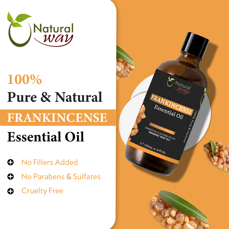 Natural Way Frankincense Essential Oil 4 Fl Oz (120 ml)