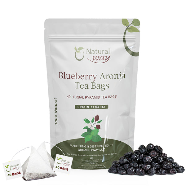 Natural Blueberry Aronia Tea Bags