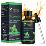 Natural Way Peppermint Essential Oil | Premium Grade Essential Oils for Hair Care, Oil for Skin, Aromatherapy, & Diffuser | Essential Oil for Skin Tag Remover, Massage Oil & Humidifier Use | 4 Fl Oz (120 mL)
