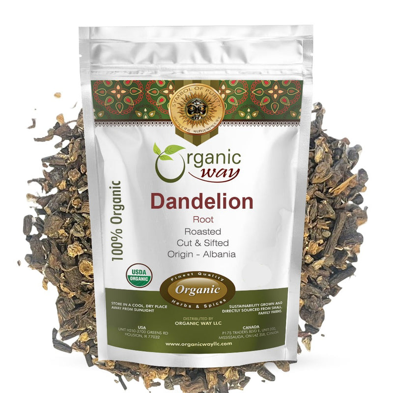 Dandelion Root Roasted (Cut & Sifted)