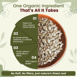 Ginger Root Cut & Sifted (Zingiber officinale) - Herbal Tea | Kosher & USDA Certified | Vegan, Non-GMO & Gluten Free | Tested for Heavy Metal and Purity | 100% Raw from India