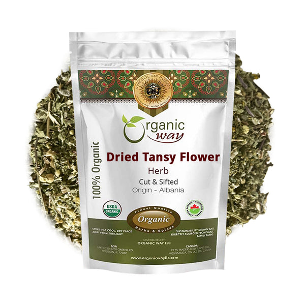 Organic Way Dried Tansy Flower Herb Tea | Origin - Albania