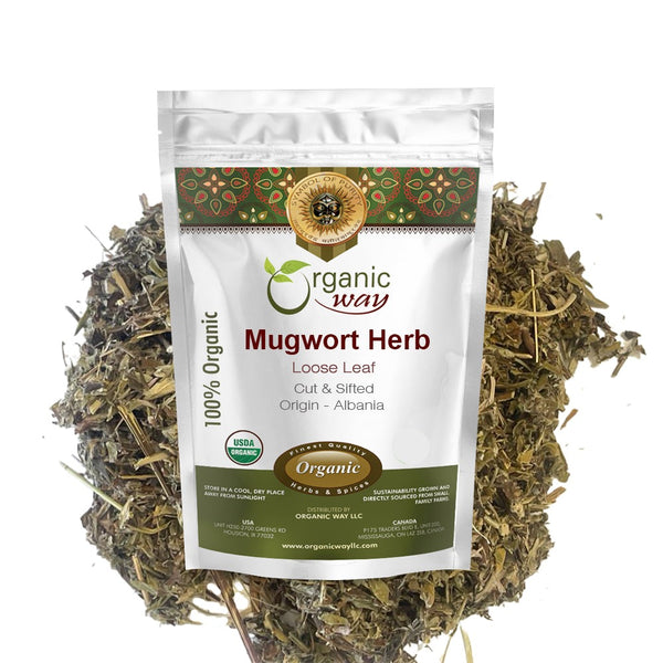 Mugwort Herb Loose Leaf Cut & Sifted - European Wild-Harvest