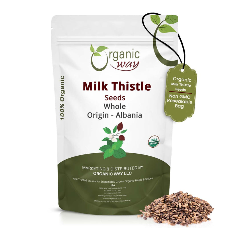 milk thistle plant seeds Whole Milk Thistle Seeds (Silybum marianum)