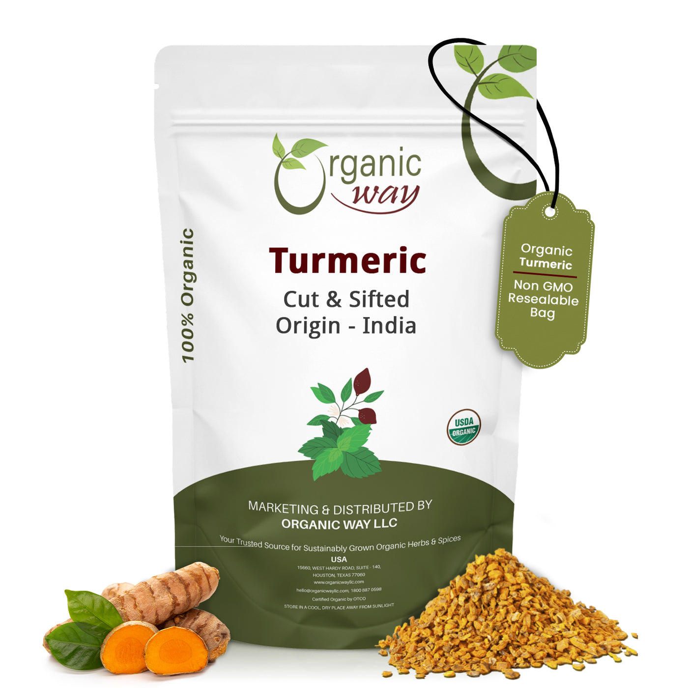 Organic And Pure Turmeric Powder For Best Price- No Added Color Or