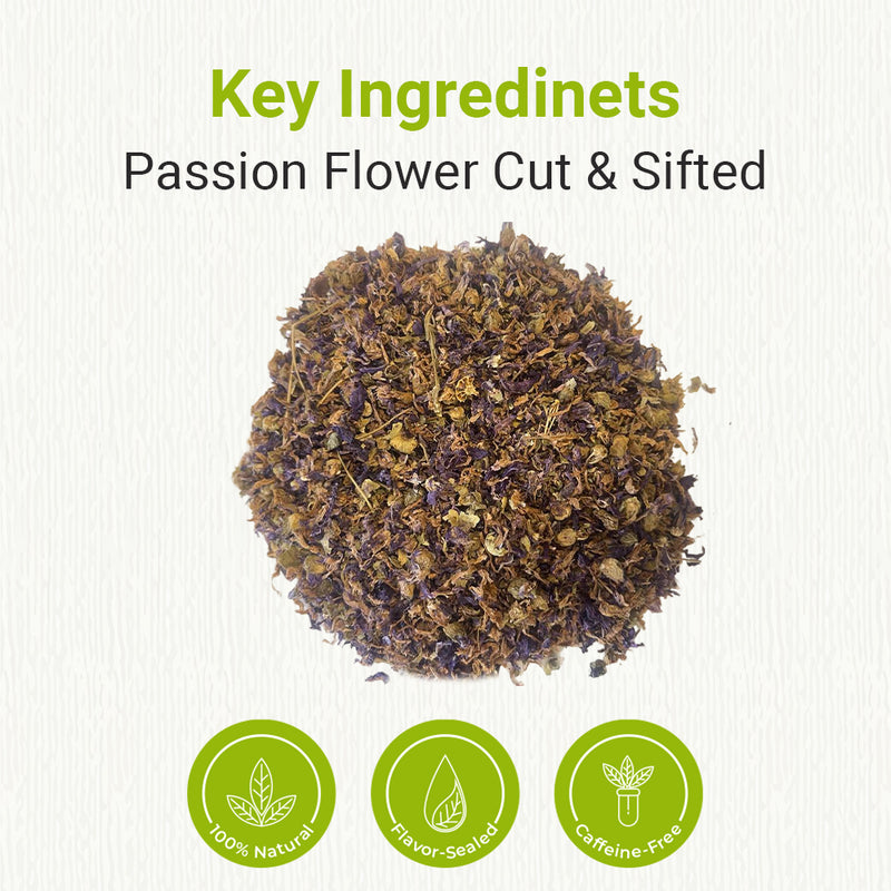 Natural Dried Passion Flower Cut & Sifted