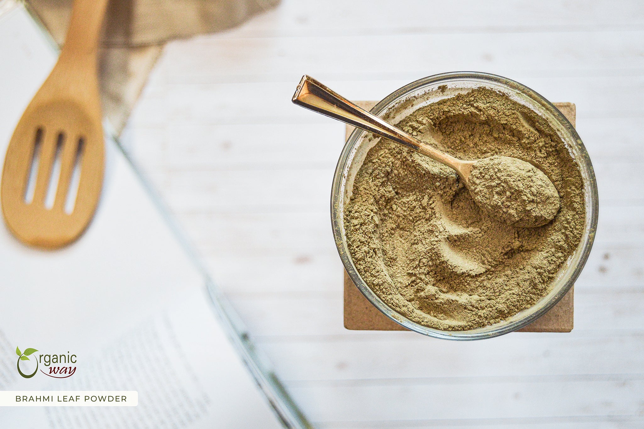 Brahmi Leaf (Powder) Organic Way LLC