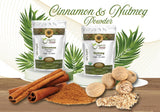 Organic Cinnamon & Nutmeg Powder Duo