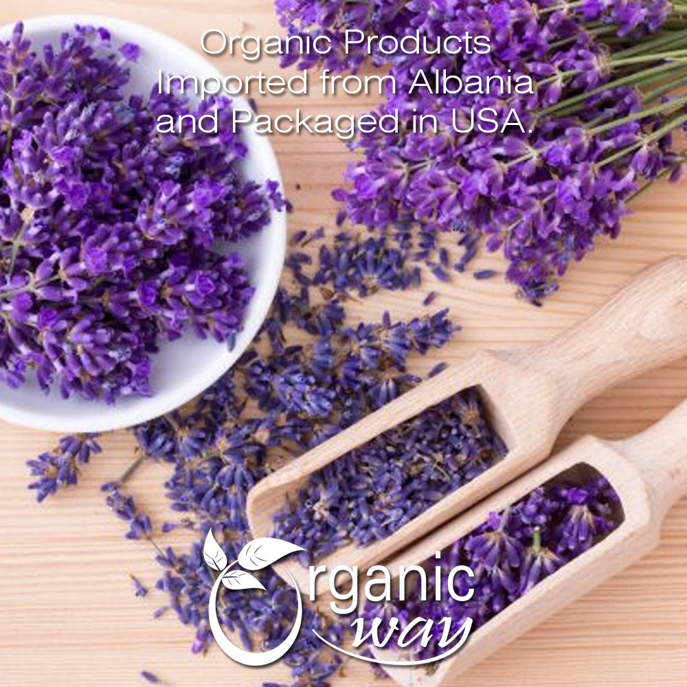 Dried Lavender Flower Buds Whole (Lavandula) - European Wild-Harvest | USDA  & Kosher Certified | Vegan, Non GMO & Gluten Free | Resealable Bag