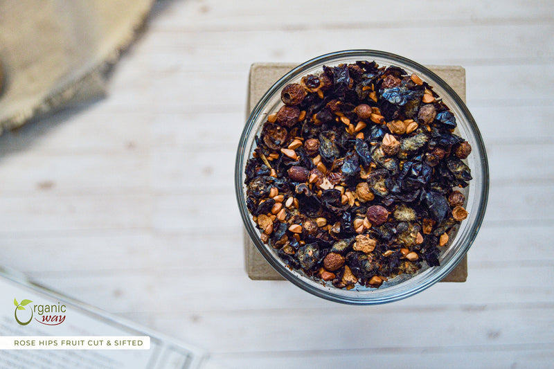 Rose Hips Fruit (Cut & Sifted), European Wild Harvest