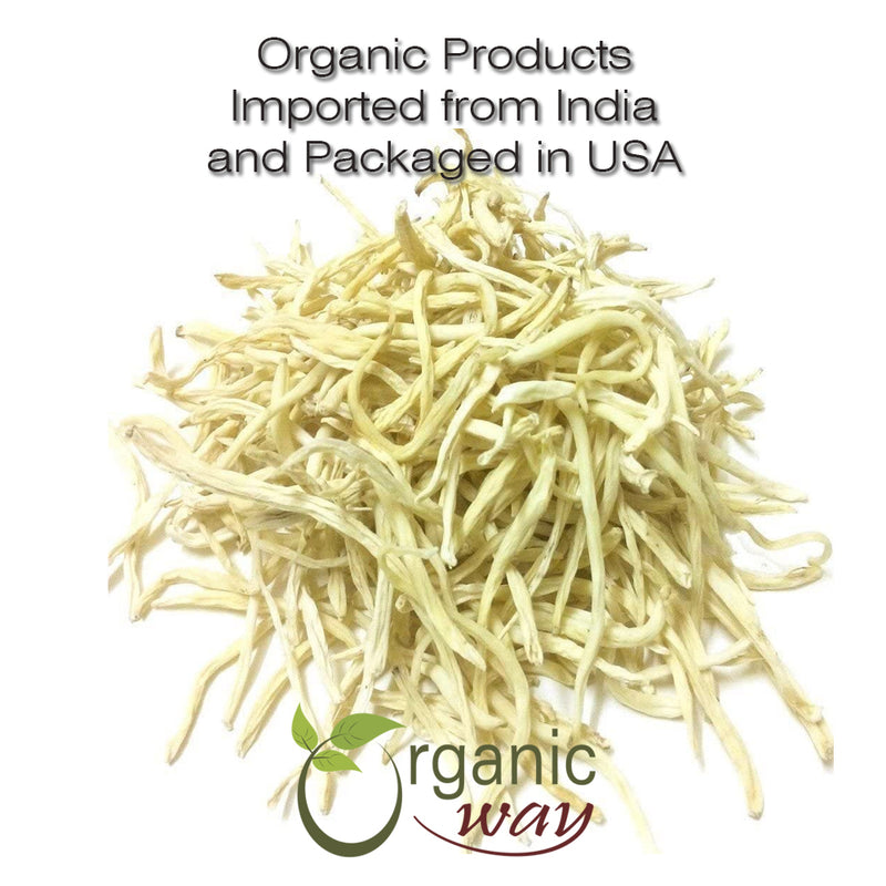 chlorophytum borivilianum safed musli Premium Grade Safed Musli Cut & Sifted (Chlorophytum borivilianum) - Kosher Certified | Raw, Vegan, Non GMO & Gluten Free | USDA Certified | Origin