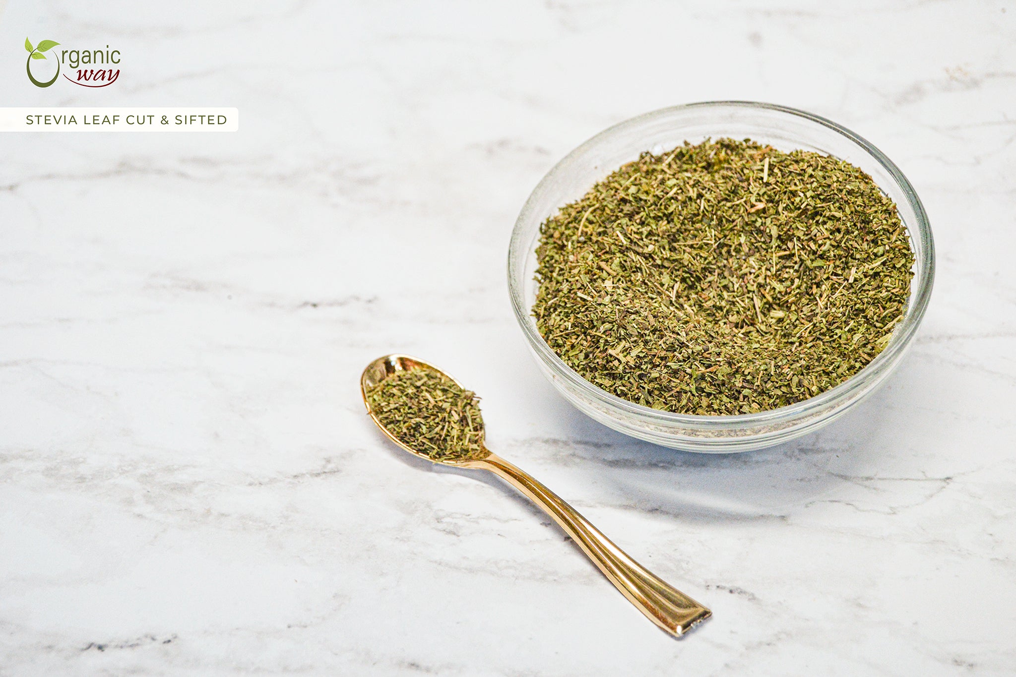 Stevia Leaf (Cut & Sifted) Organic Way LLC