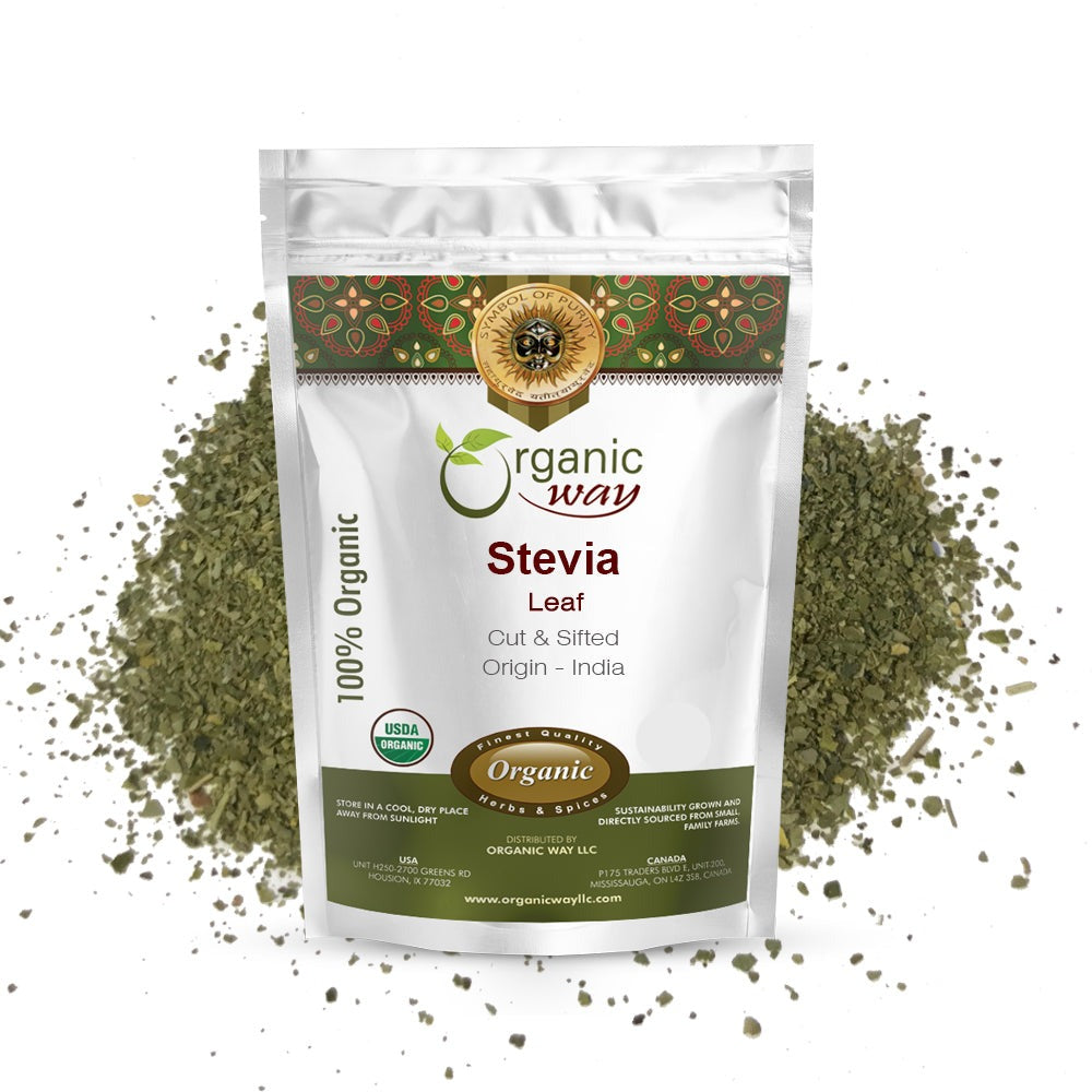 Stevia Leaf (Cut & Sifted) Organic Way LLC